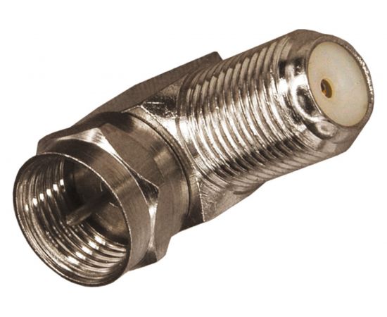 Антенный угловой переходник REXANT RG-6, SAT, штекер F - гнездо F, 06-0021-A 