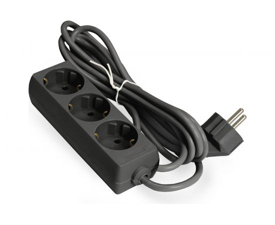 Удлинитель ExeGate ECE-3-5B 3 евророзетки с заземлением 5м черный 285807 