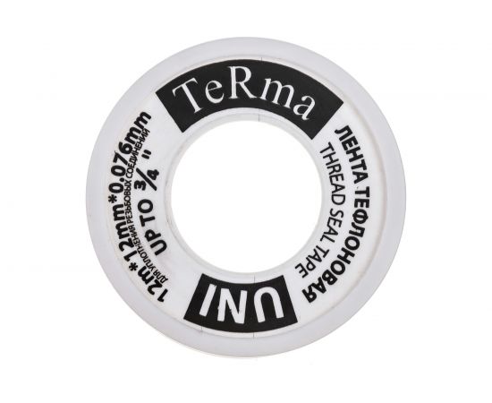 ФУМ лента Terma UNI 3/4"", 12 м х 12 мм х 0.076 мм 20151 