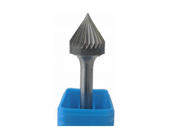 Борфреза цельная коническая с конусностью 60 градусов (3x2.6x3х38 мм; ВК8) ИНСТУЛС 00001337690 
