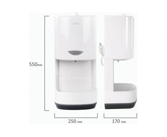 Диспенсер для жидкого антисептика ЛАЙМА CLASSIC сенсорный, 1.5 л, спрей, с поддоном 607320 – изображение 13