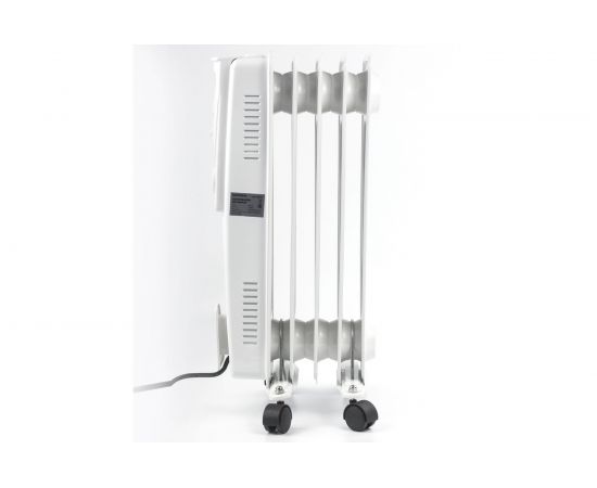 Масляный обогреватель SONNEN DFS-05, 1000 Вт, 5 секций, белый, 453497 – изображение 2