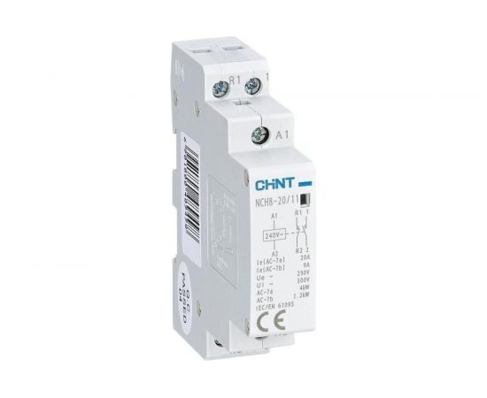 Модульный контактор CHINT NCH8-20/11 20A 1НЗ+1НО AC 220/230В 50Гц 256052 – изображение 2