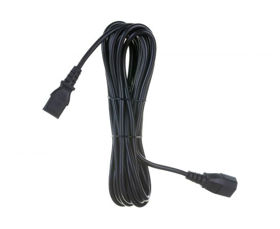 Кабель питания Hyperline PWC-IEC13-IEC14-5.0-BK монитор-компьютер IEC 320 C13 - IEC 320 C14 34926 – изображение 2