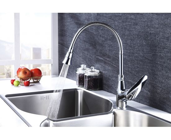 Смеситель Lemark Linara для кухни с гибким изливом LM0413C – изображение 2