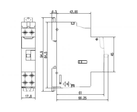 Контактор Legrand CX3 2П 250 В с катушкой 230 В 25 A 2 Н.О. 412501 – изображение 2