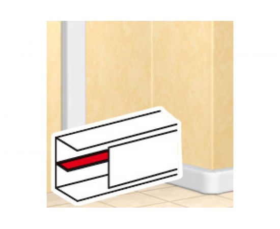 Разделительная секционируемая перегородка Legrand DLP - профиль 65 - 2 м - белая 010583 – изображение 2