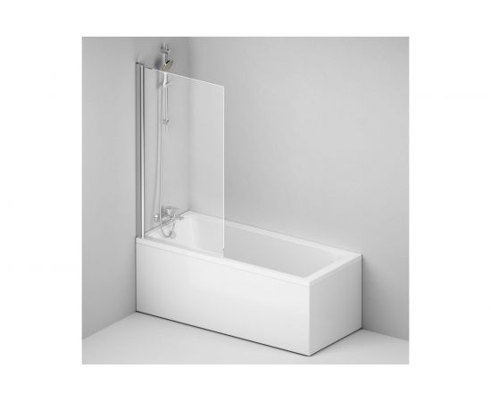 Шторка на борт ванны AM.PM Gem 80х140, поворотная W90BS-D080-140CT – изображение 2