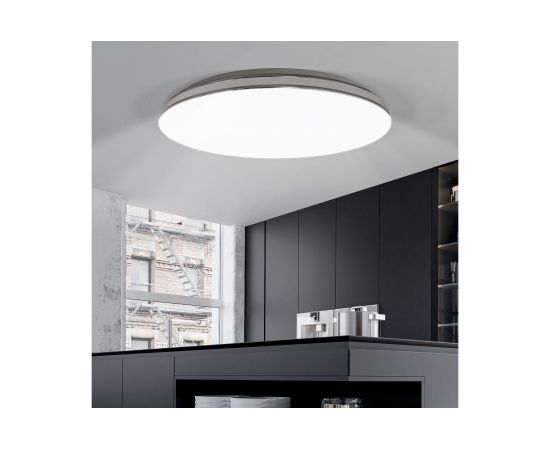 Потолочный светильник ЭРА светодиодный Классик без ДУ SPB640 Chrome1 40Вт 4000К 2700Лм Б0051087 – изображение 2