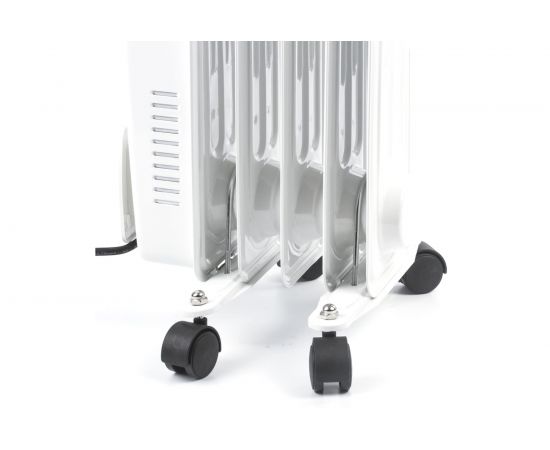 Масляный обогреватель SONNEN DFS-05, 1000 Вт, 5 секций, белый, 453497 – изображение 3