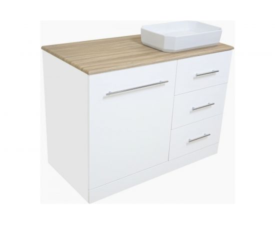 Тумба Misty Респект 110 под стиральную машину с 3 ящика, правая Э-Рес01110-13ЯП – изображение 3