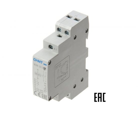 Модульный контактор CHINT NCH8-20/11 20A 1НЗ+1НО AC 220/230В 50Гц 256052 – изображение 3