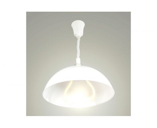 Декоративный подвесной светильник Apeyron, Мисам, пластик, 1хЕ27 15Вт, 220В, белый, шнур с лифтов / 16-24 – изображение 3