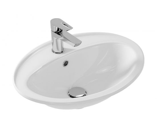 Раковина в столешницу Cersanit CALLA 54, 1 отверстие S-UM-Cl/1-w – изображение 3