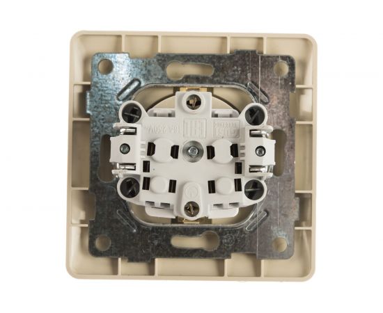 Розетка GUSI ELECTRIC Ugra с БЗК, с ЗП, СУ, 16А, 250 В, бежевый С11Р4-003-СБ – изображение 3