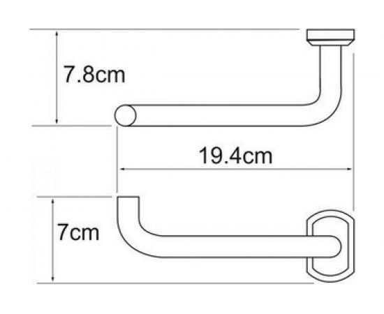 Держатель туалетной бумаги WasserKRAFT Oder K-3096 – изображение 3