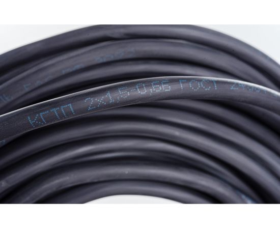 Гибкий круглый кабель ЭлПроКабель КГтп 2x1,5 ГОСТ 50 м 4630017899289 – изображение 3