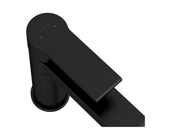 Смеситель для раковины Cersanit BRASKO BLACK с клик-клак 63107 – изображение 4