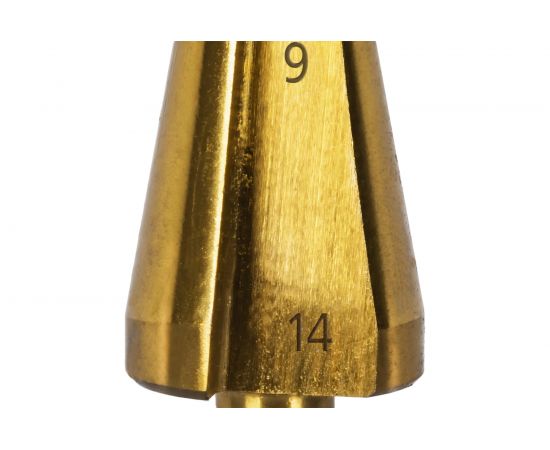 Сверло по металлу конусное 3-14 мм TIN ПРОФИ ПРАКТИКА 798-294 – изображение 4
