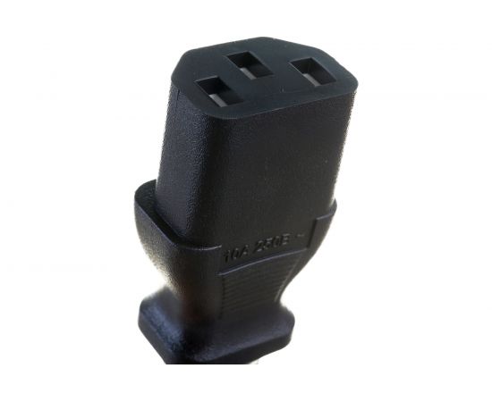 Кабель питания Hyperline PWC-IEC13-IEC14-5.0-BK монитор-компьютер IEC 320 C13 - IEC 320 C14 34926 – изображение 4