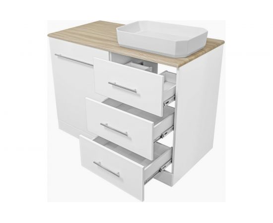 Тумба Misty Респект 110 под стиральную машину с 3 ящика, правая Э-Рес01110-13ЯП – изображение 4