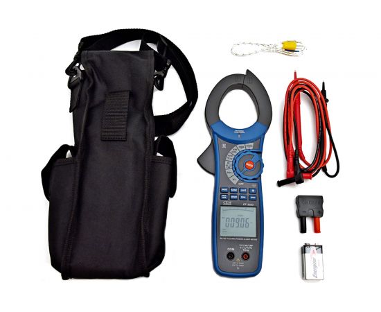 СЕМ DT-3352 Профессиональные токовые клещи для измерения пост/перемен. Тока, измерение мощности 480427 – изображение 4