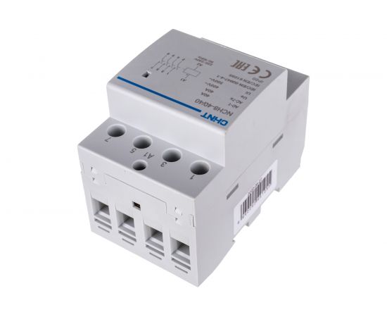 Модульный контактор CHINT NCH8-40/40 40A 4НО AC 220/230В 50Гц 256099 – изображение 4