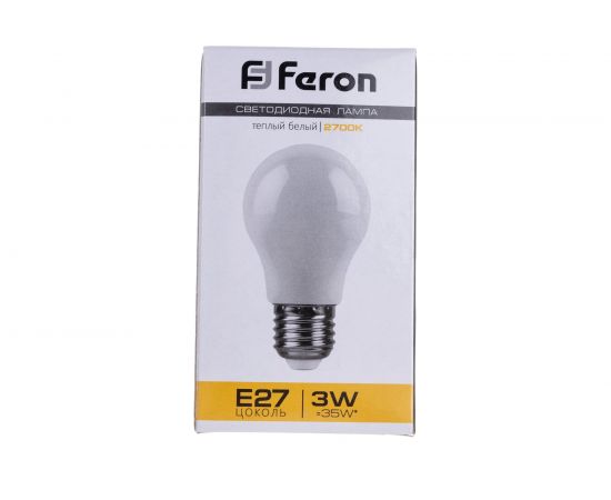 Светодиодная лампа FERON LB-375 E27 3W 2700K, 38266 – изображение 5