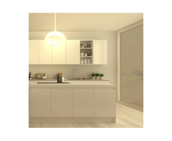 Декоративный подвесной светильник Apeyron, Мисам, пластик, 1хЕ27 15Вт, 220В, белый, шнур с лифтов / 16-24 – изображение 5