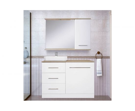 Тумба Misty Респект 110 под стиральную машину с 3 ящика, правая Э-Рес01110-13ЯП – изображение 6