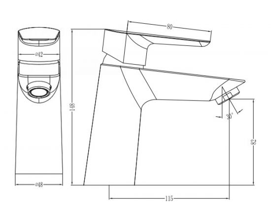 Смеситель для умывальника IDDIS Cloud CLOSB00i01 – изображение 6