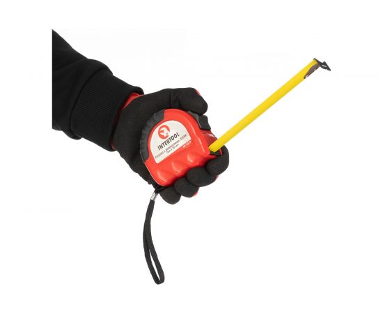Рулетка с фиксатором INTERTOOL EXTRA 10 м х 25 мм MT-0210 – изображение 6