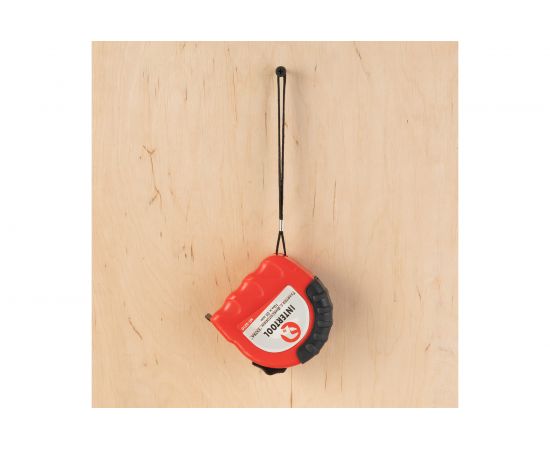 Рулетка с фиксатором INTERTOOL EXTRA 10 м х 25 мм MT-0210 – изображение 7
