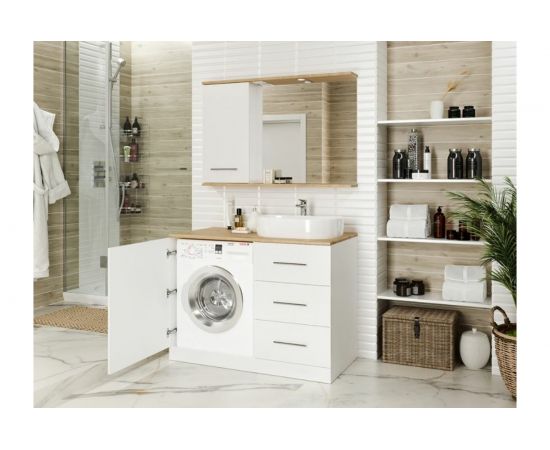 Тумба Misty Респект 110 под стиральную машину с 3 ящика, правая Э-Рес01110-13ЯП – изображение 7