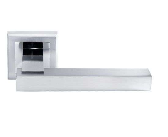 Дверная ручка MORELLI Piquadro, цвет-мат.хром/хром DIY MH-37 SC/CP-S 9010621 