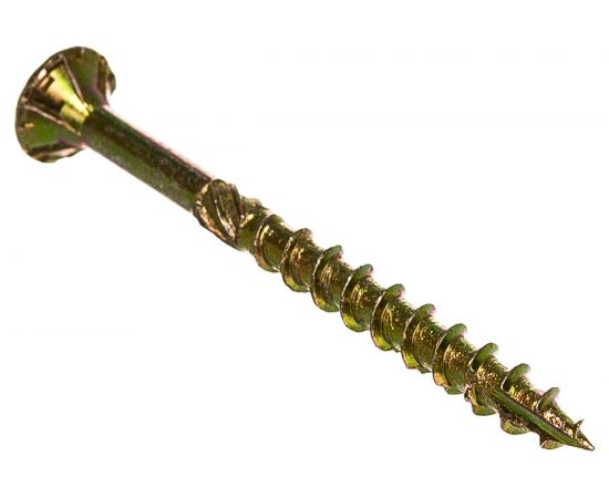 Саморез по дереву HIMTEX проф. желт. потай Torx 15 3,5x40 500 шт. 03540Fh 