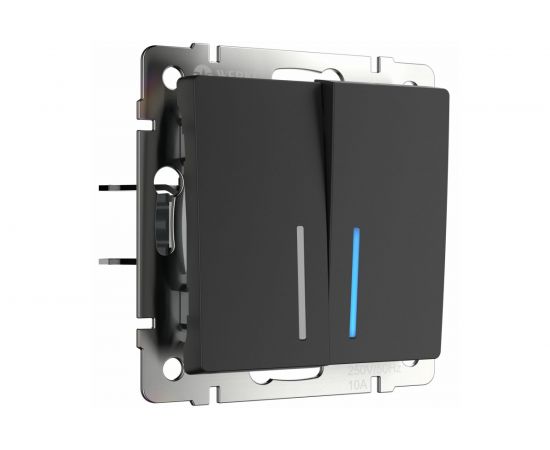 Двухклавишный проходной выключатель WERKEL с подсветкой W1122108 a051598 