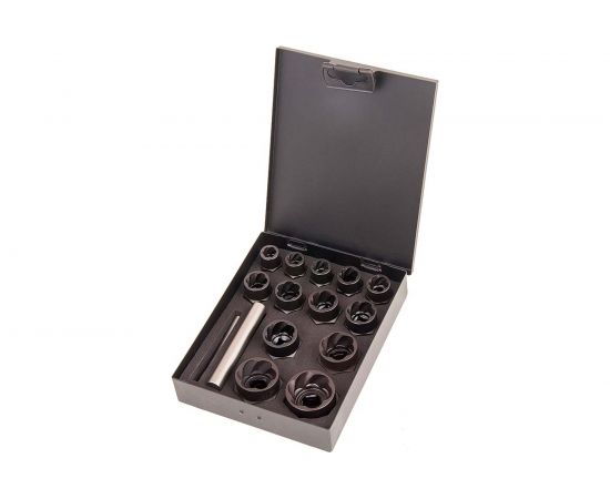 Набор головок экстракторов (13 шт.; 8-21 мм) для поврежденных болтов/гаек AV Steel AV-921096 