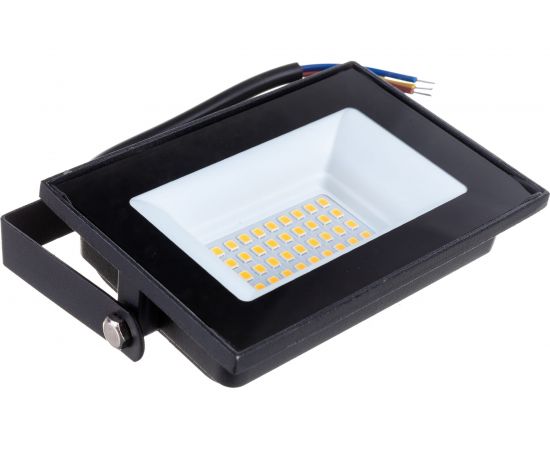 Светодиодный прожектор Uniel 30W 3000K IP65 200-250В BLACK ULF-F21 UL-00007732 