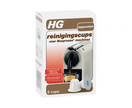 Капсулы для очистки кофемашин HG Nespresso 1 упаковка х 6 шт 678000100 