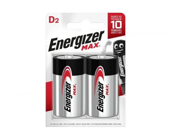 Батарейки Energizer MAX Plus D/E95 2 шт/бл Alkaline 7638900426823 