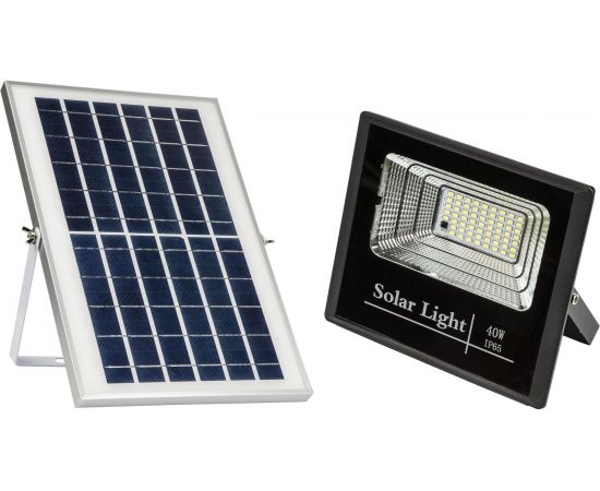 Светодиодный прожектор Uniel на солнечной батарее с датчиком освещенности ULF-M52S-40W/4000К/SOL UL-00008681 