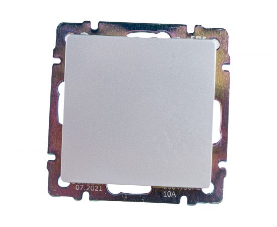 Выключатель WERKEL W1110006 одноклавишный серебряный a051498 