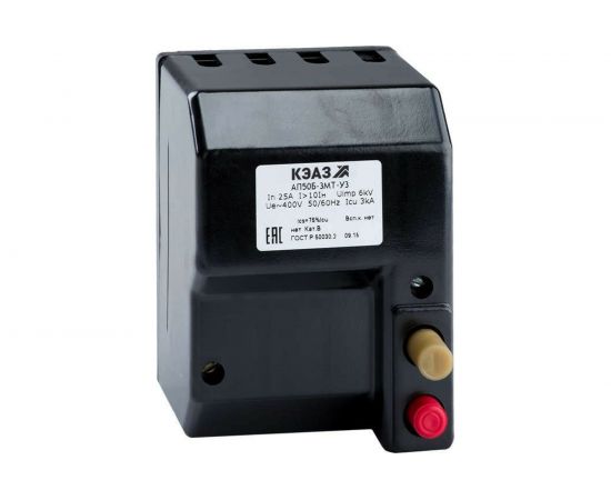 Автоматический выключатель КЭАЗ АП50Б-3МТ-16А-10Iн-500AC-У3-КЭАЗ 107267 