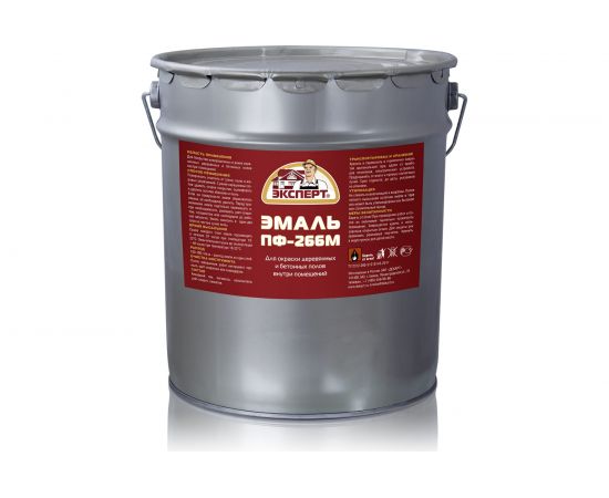 Эмаль ЭКСПЕРТ ПФ-266М желто-коричневая, 20 кг 15557 