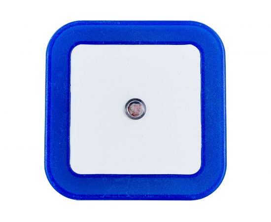 Светодиодный ночник с датчиком освещения IN HOME NLE 03-SB-DS КВАДРАТ синий, 230В 4690612028798 