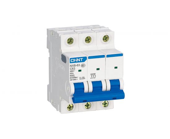 Автоматический выключатель CHINT NXB-63S 3P 4А 4.5kA характеристика C R 296824 