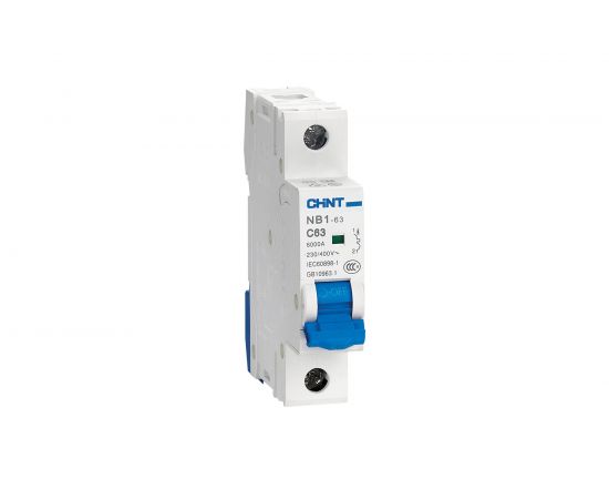 Автоматический выключатель CHINT NB1-63, 1P, 2A, 6кА, характеристика C 179617 
