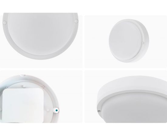 Светодиодный герметичный светильник Apeyron 18Вт, 1440Лм, 6500К, IP65, круг, матовый белый 28-10 – изображение 12