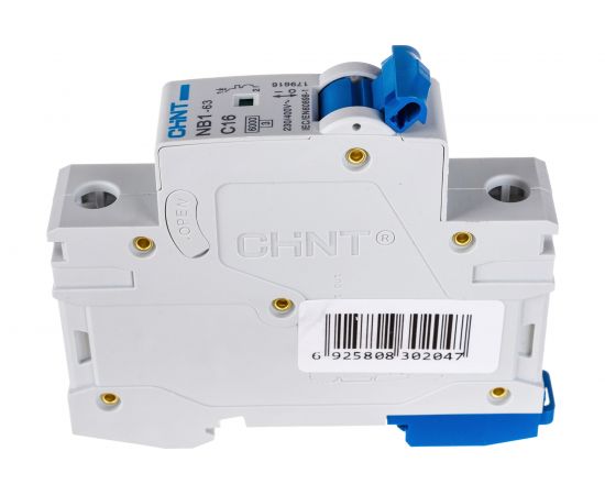Автоматический выключатель CHINT NB1-63, 1P, 16A, 6кА, характеристика C 179616 – изображение 2